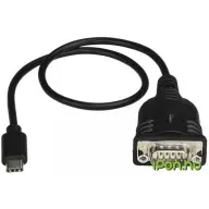 STARTECH USB 2.0 Type C Soros Átalakító Fekete 40cm ICUSB232C