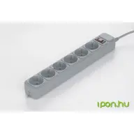 GEMBIRD SPG6-B-10C Surge protector 6 sockets 3m