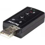 STARTECH ICUSBAUDIO7 Virtual 7.1 USB Stereo Audio Adapter External Sound Card