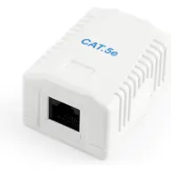 GEMBIRD CAT5E UTP single port surface mount box