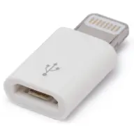 DELIGHT Lightning Micro USB Töltő/adatkábel Fehér 3cm 55448