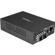 STARTECH MCMGBSCMM055 Gigabit Ethernet to SC Fiber Media Converter - 1000Base-SX - Multimode 550 m