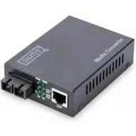 DIGITUS DN-82021-1 Professional Fast Ethernet Media Converter RJ45 / SC