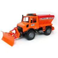 BRUDER Mercedes Benz Unimog hókotró felszereléssel