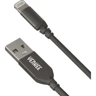 YENKEE USB Lightning Töltő/adatkábel Fekete 1m YCU 611 BK