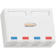 NIKOMAX Surface mount box 4 ports