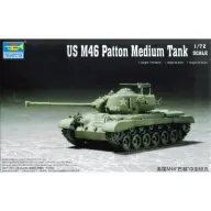 TRUMPETER 1/72 Amerikai M46 Patton közepes tank katonai jármű modell