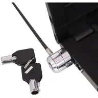 LINDY Notebook Security Cable Barrel Key Lock negru