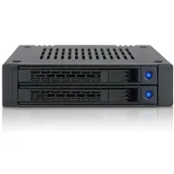 ICYDOCK ExpressCage MB742SP-B 2x 2.5” SATA/SAS SSD/HDD - 3.5"