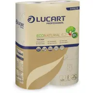 LUCART EcoNatural 6.3 Toalettpapír 3 rétegű kistekercses 27.5 m barna