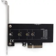 GEMBIRD M.2 SSD adapter PCI-Express add-on card with extra low-profile bracket