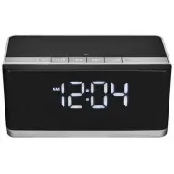 PLATINET PMGC10A Difuzor Bluetooth cu radio ceas cu alarmă v2 negru