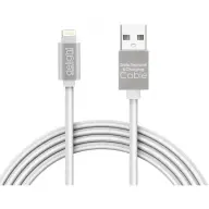 DELIGHT USB Lightning Töltő/adatkábel Fehér 1m 55442I-WH