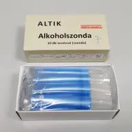 Kémiai alkohol-teszter befújós egyszer használható
