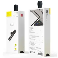 BASEUS USB 2.0 Type C + Jack Átalakító Fekete 3cm CATL41-01