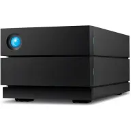 LACIE 2big RAID 8TB 3.5" USB 3.1 + Thunderbolt 3 Fekete STHJ8000800