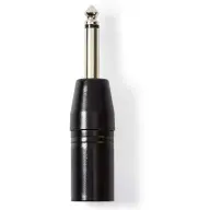 NEDIS Jack XLR Átalakító Fekete 5cm COTP15942BK