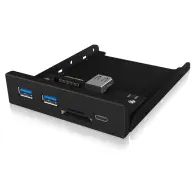 ICY BOX IB-HUB1417-I3 3x Port USB 3.0 Hub (2x USB 3.0 1x USB Type-C) miniSD/SD kártyaolvasó