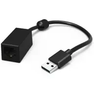 HAMA 177103 USB 3.0 UTP transformator 10cm 1Gbps crno