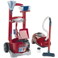 KLEIN TOYS Vileda takarító kocsi és porszívó szett