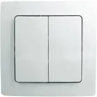 Z-WAVE ZME DW6 switch 2 pole white - just case