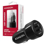 AXAGON Autós töltő 2xUSB 2.4A+2.4A fekete