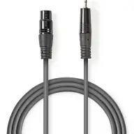NEDIS XLR Jack Átalakító Szürke 1.5m COTH15300GY15