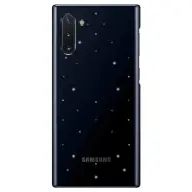 SAMSUNG Note 10 SAMSUNG műanyag telefonvédő ultravékony LED világítás FEKETE