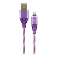 GEMBIRD USB Lightning cablu de încărcare/date Mov 2m CC-USB2B-AMLM-2M-PW