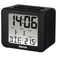 HAMA 176910 CUBE Digital Alarmuhr schwarz