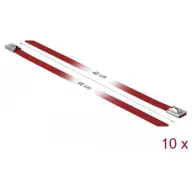 DELOCK Kábelkötegelő Piros 40cm 18783