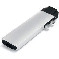 SATECHI Type-C Pro Hub Adapter with Ethernet ezüst