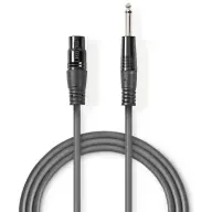NEDIS XLR Jack Átalakító Szürke 1.5m COTH15120GY15
