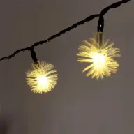 IRIS rimovati oblik 3cm/6m/IPX3 standardno vruće / fehér/30kom LED / solarna svjetlosni ukras