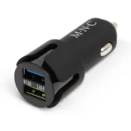 MNC Autós töltő 2xUSB 2.1A fekete
