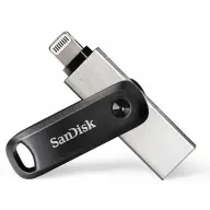 SANDISK iXpand Flash Drive Go 128GB USB 3.0 + Lightning Black-Silver v2