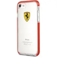 FERRARI Svijetao stražnje korice iPhone 7 crveno-proziran