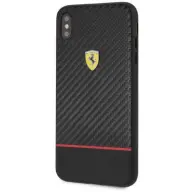 FERRARI Racing On-Track karbonski i mekan gumi case iPhone XS Max crno