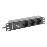 LANBERG PDU-03F-0200-IEC-BK 3 priză splitter 2m negru