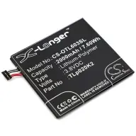 CAMERON SINO X-Longer Alcatel TLp020K2/C2000023C2 utángyártott akkumulátor 2000mAh 3.8V