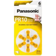 PANASONIC PR10 hallókészülék elem 6db