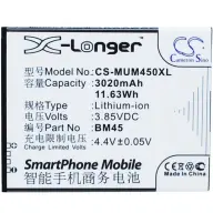 CAMERON SINO X-Longer Xiaomi BM45 Kompatibel Batterie 3020mAh 3.85V