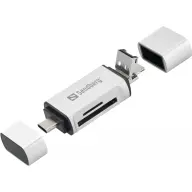 SANDBERG Card Reader USB-C + USB + MicroUSB
