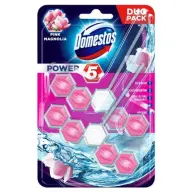 DOMESTOS Power 5 WC fertőtlenítő 5x55 g rózsaszín
