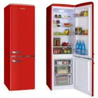 AMICA FK2965.3RAA over freezer refrigerator red