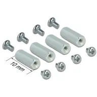 DELOCK Szerelőkészlet M2.5 távtartó hatszög belső/belső 10 mm-es Raspberry Pi-hez