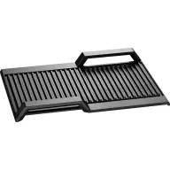 BOSCH HEZ390522 17000300 Grill feltét 37 cm x 25 cm (grill felület 36 x 20 cm) fekete
