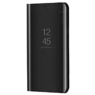 ZONE Smart View Cover Oldalra nyíló tok hívás mutatóval iPhone 13 Pro fekete (utángyártott)