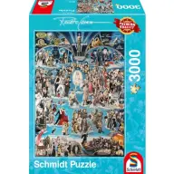 SCHMIDTSPIELE Puzzle játék 3000 darabos Renato Casaro - Hollywood XXL