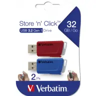 VERBATIM Store n Click 32GB USB 3.0 Piros-Kék